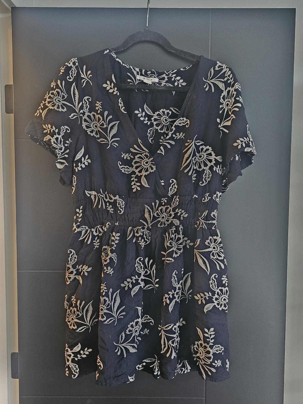 O'Neill Navy Floral Wrap-Style Tunic/ Dress